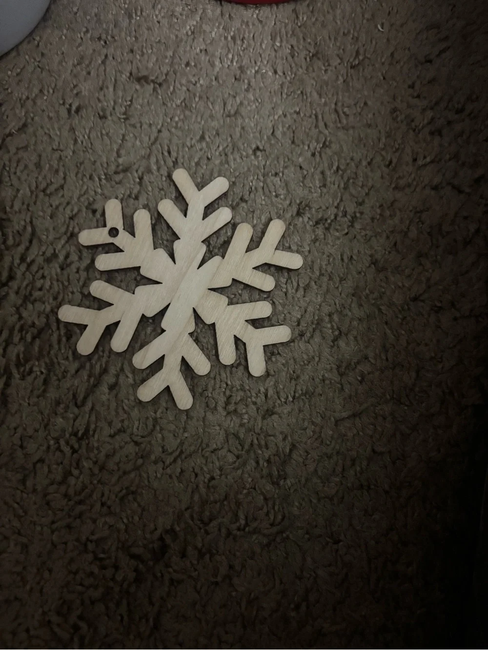 Pink Snowflake Holiday Ornament - Unbranded